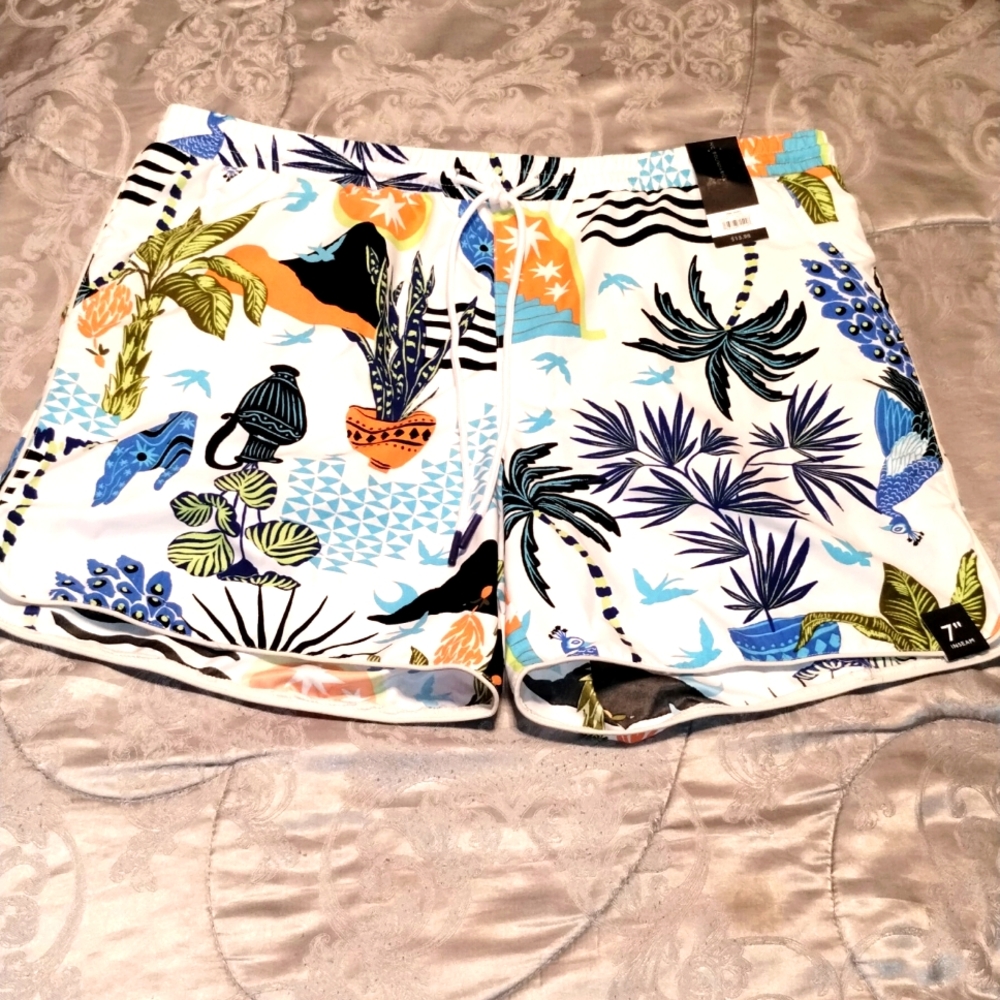 Men’s No Boundary Swim Trunks SZ XL/40-42-New w/Tags!!!!